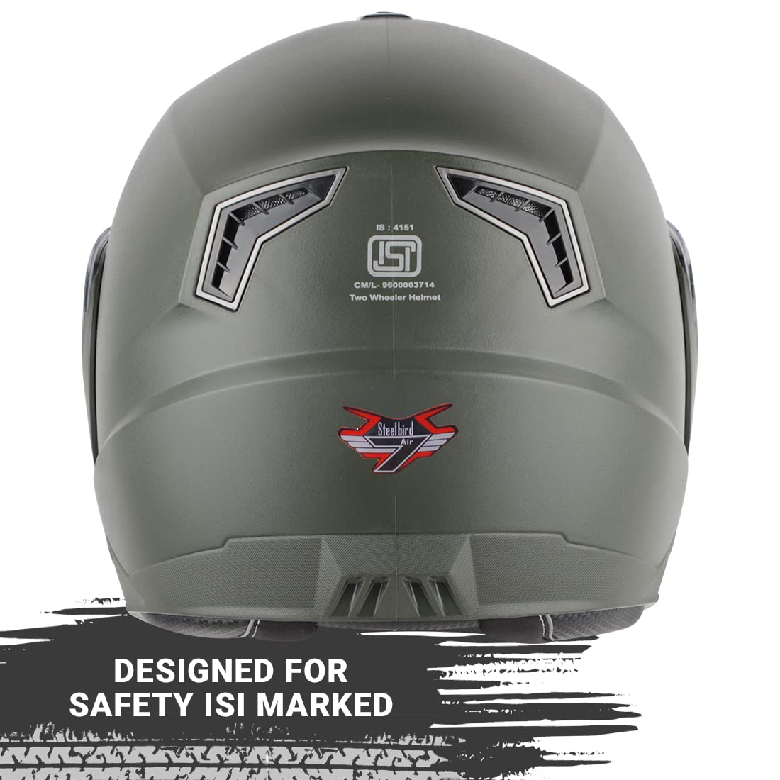 Steelbird SBA-7 7Wings ISI Certified Flip-Up Helmet for Men and Women